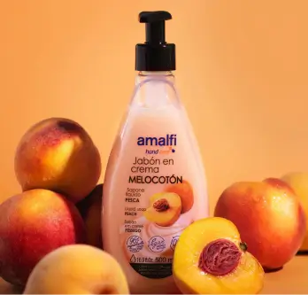 jabon manos melocoton amalficare